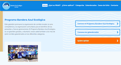Desktop Screenshot of banderaazulecologica.org