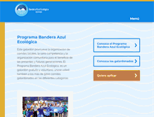 Tablet Screenshot of banderaazulecologica.org